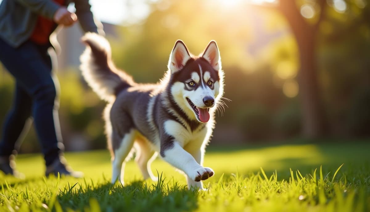 A dog on a walk — Where to Buy Dog Supplements in Springfield, IL