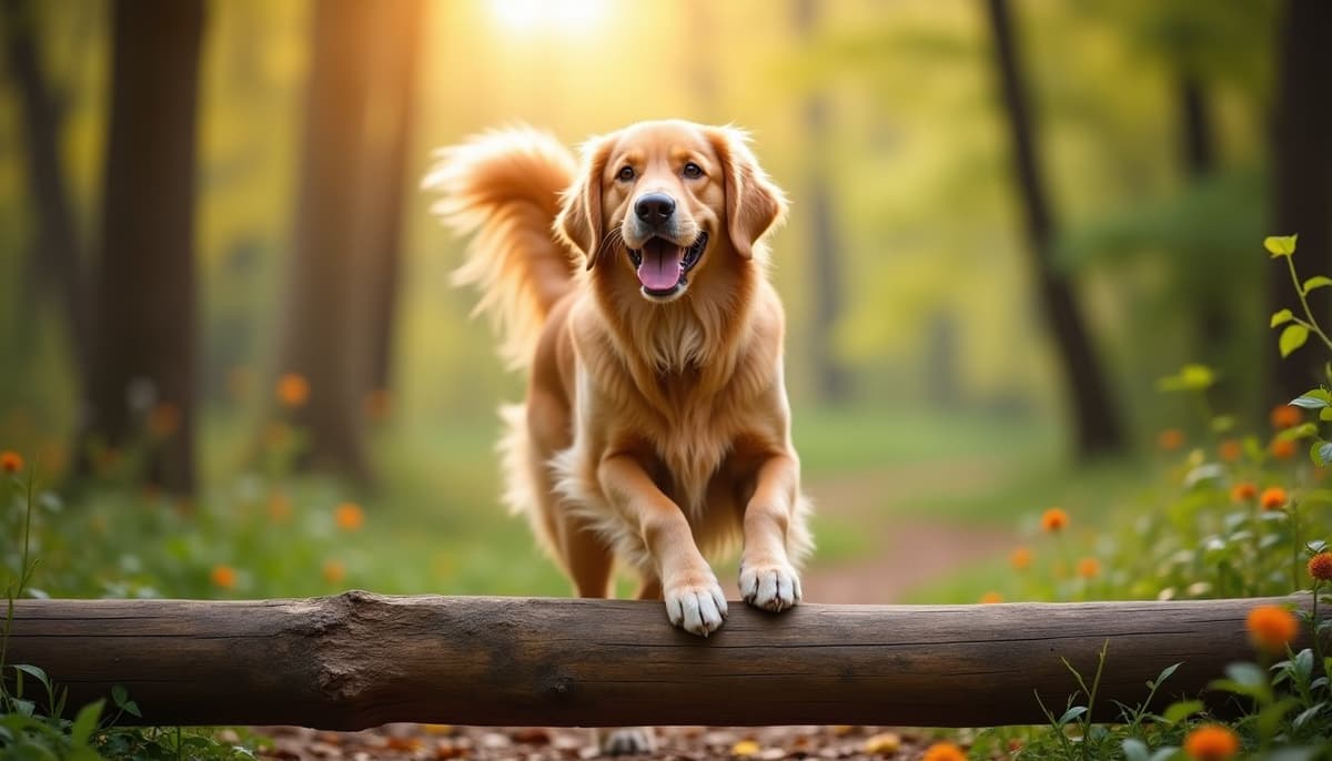 A dog on a walk — Dog Supplements Stamford CT