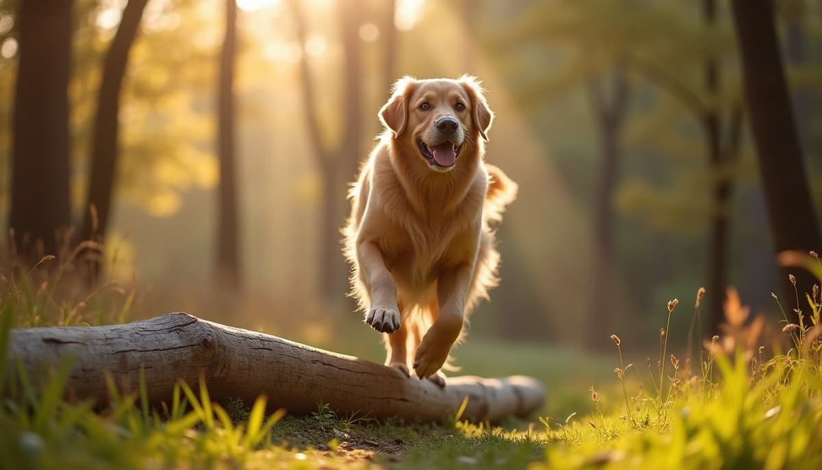 A dog on a walk — Dog Supplements in Sterling Heights, MI
