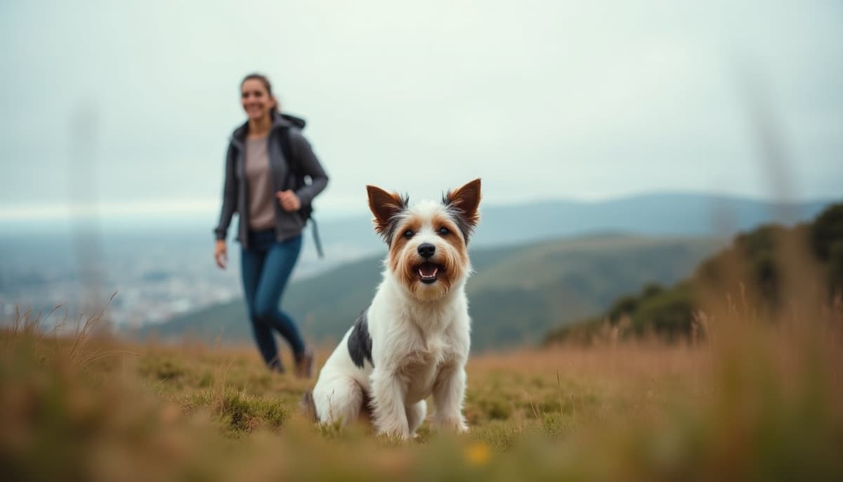 A dog on a walk — Dog Supplements in Torrance, CA