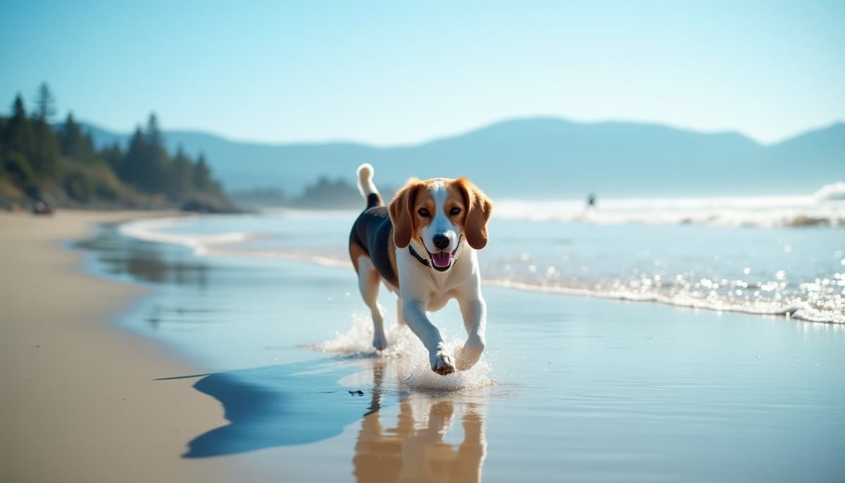 A dog on a walk — Dog Supplements in Washington, DC