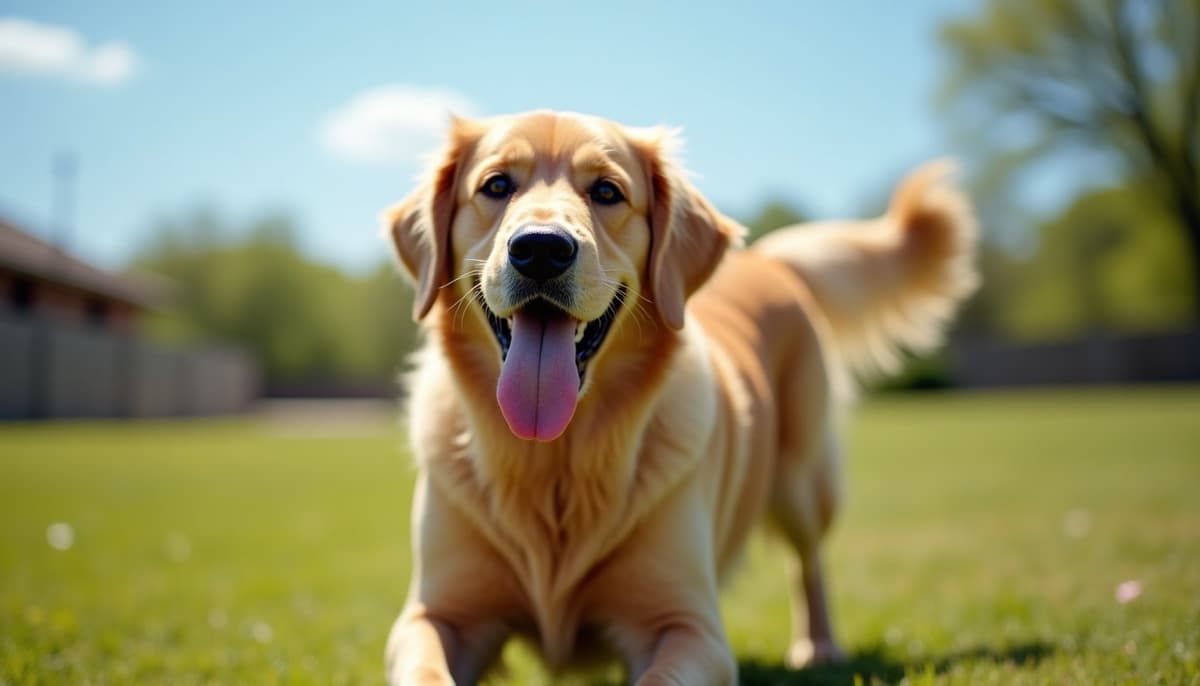A dog on a walk — Dog Supplements in Wichita Falls, TX