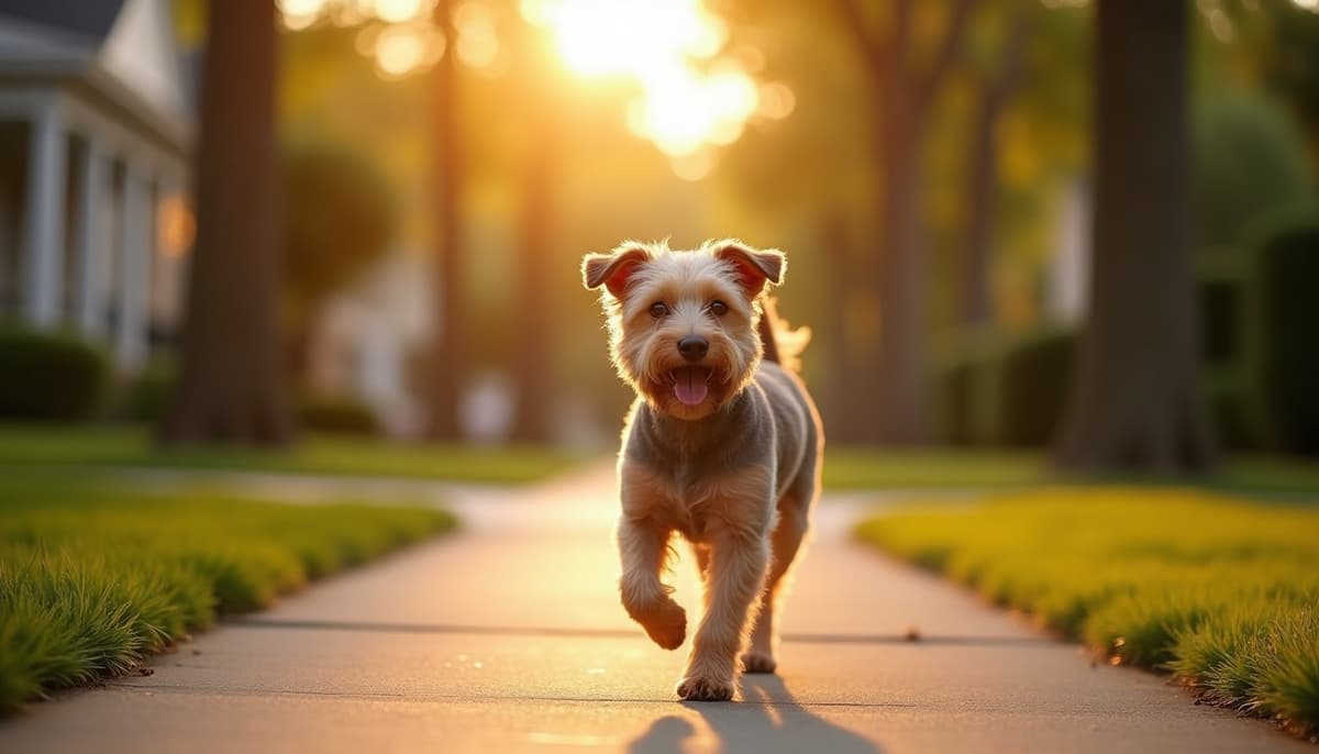 A dog on a walk — Holistic Vet Broken Arrow OK: Costs & Options