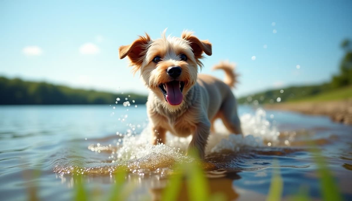 A dog on a walk — Holistic Vet in Cincinnati, OH
