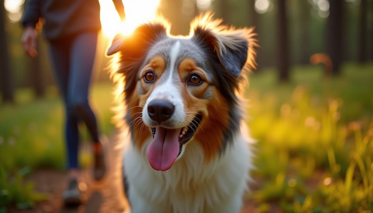 A dog on a walk — Holistic Vet in Elgin, IL
