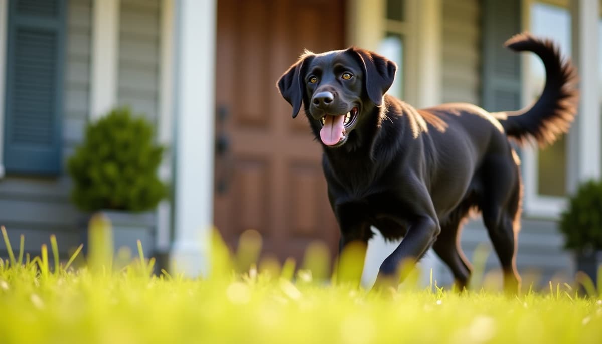 A dog on a walk — Holistic Vet Erie PA