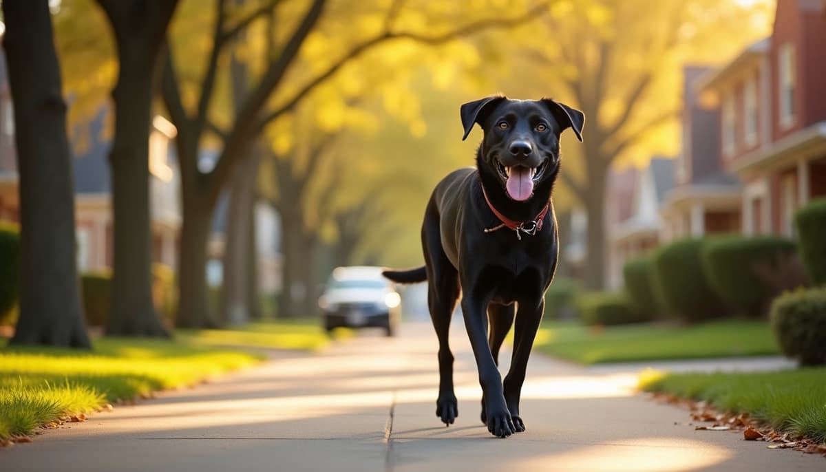A dog on a walk — Holistic Vet Greensboro NC