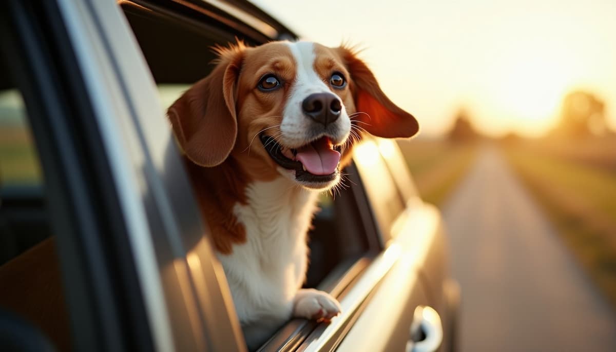 A dog on a walk — Holistic Vet in Hayward, CA