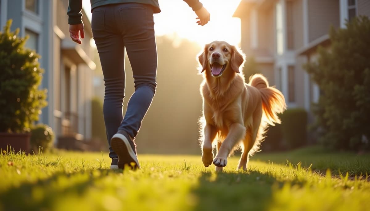 A dog on a walk — Holistic Vet in Jersey City, NJ