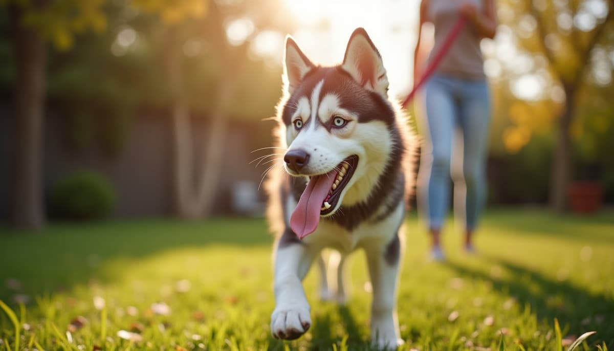 A dog on a walk — Holistic Vet in Lafayette, LA: Costs & Providers