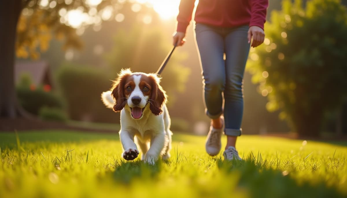 A dog on a walk — Holistic Vet in Macon, GA
