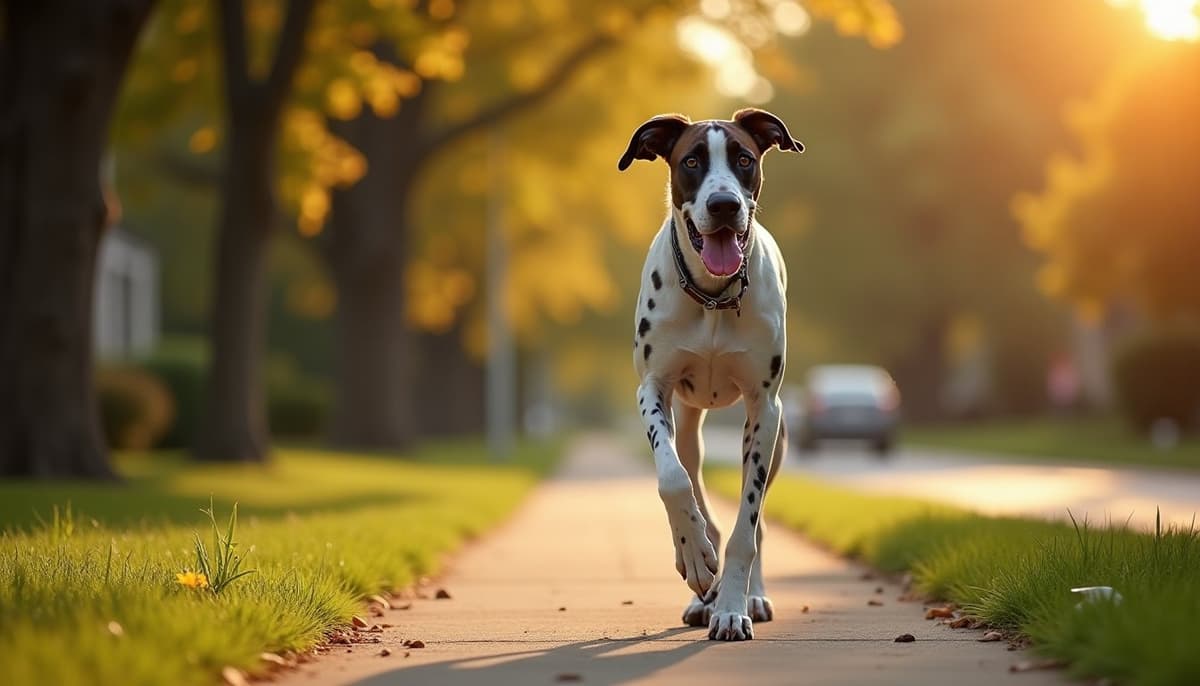 A dog on a walk — Holistic Vet in Naperville, IL: Costs & Options