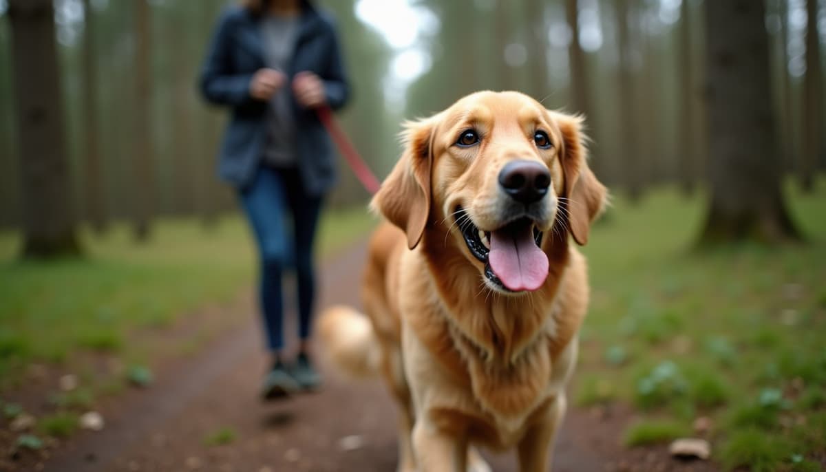 A dog on a walk — Holistic Vet in Newark, NJ