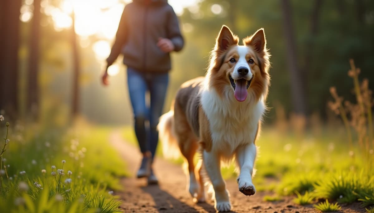 A dog on a walk — Holistic Vet in Plano, TX: Costs and Options