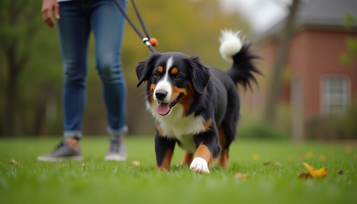A dog on a walk — Holistic Vet in Round Rock, TX