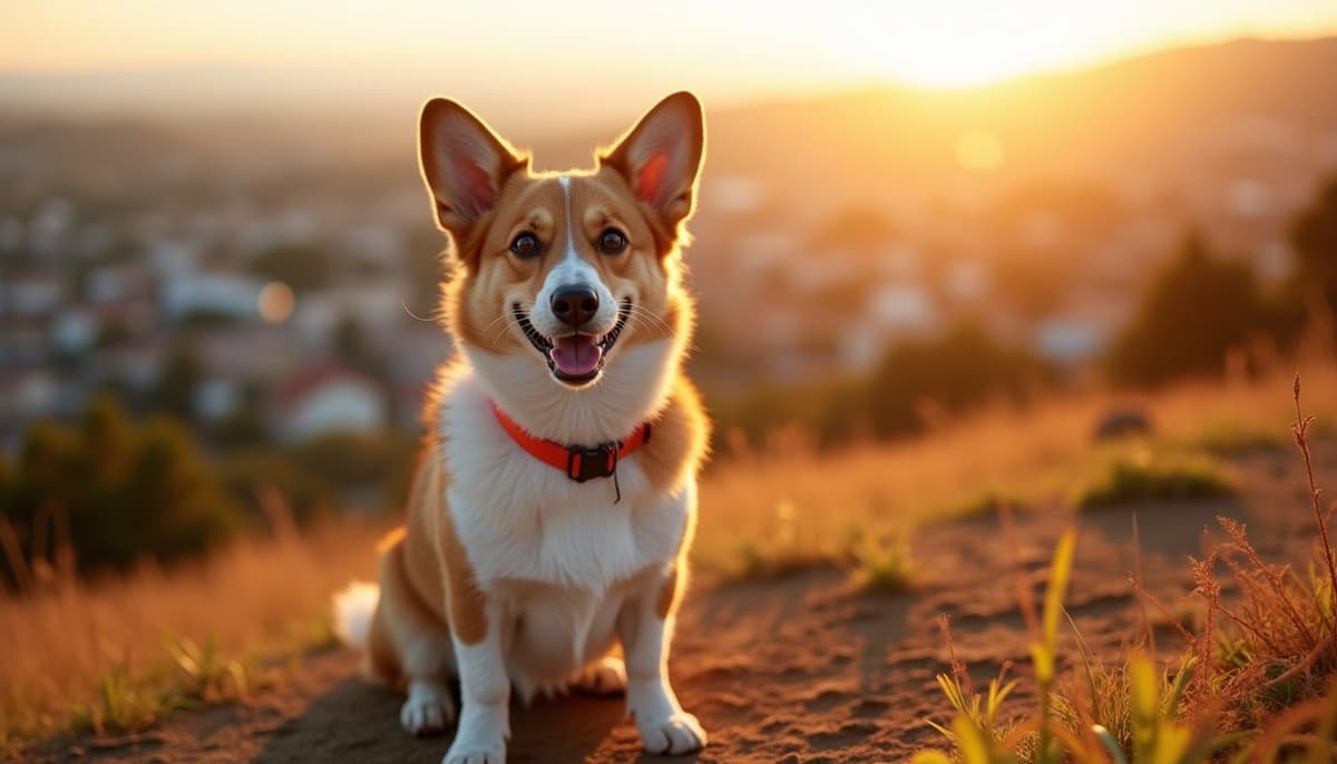 A dog on a walk — Holistic Vet in San Jose, CA