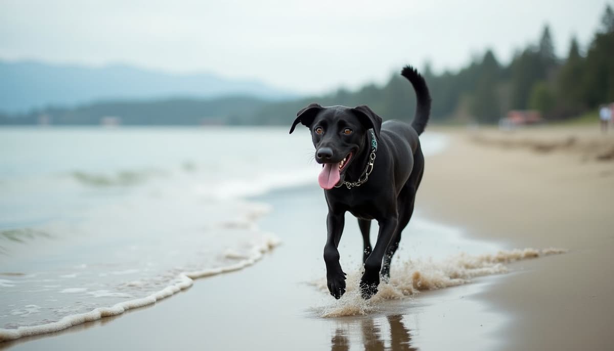 A dog on a walk — Holistic Vet in Spokane, WA