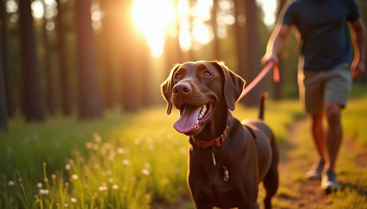 A dog on a walk — Holistic Vet in West Covina, CA: Costs & Options