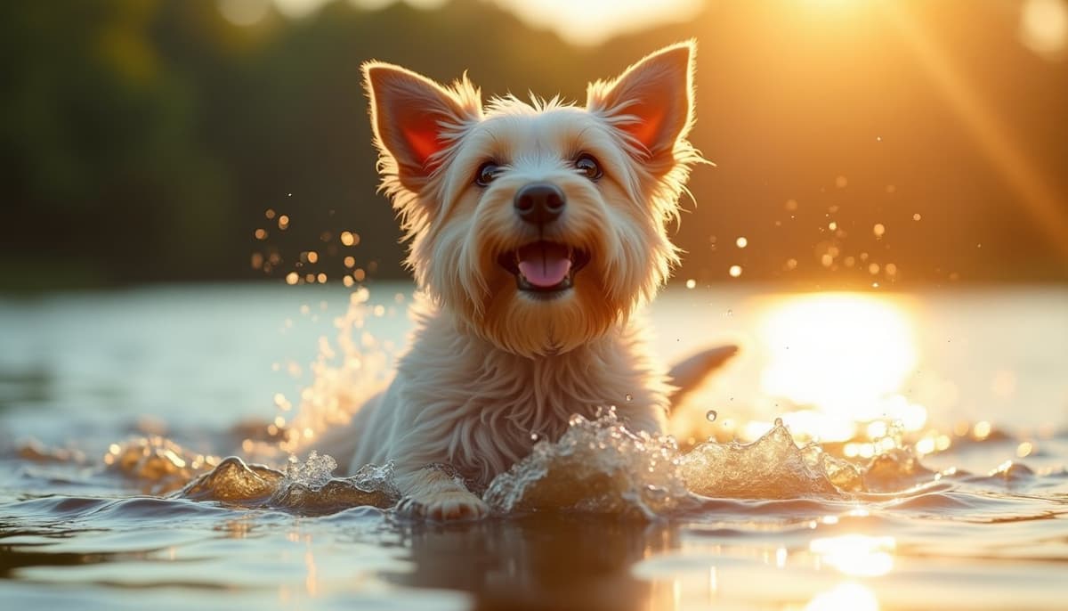 A dog on a walk — Mobile Vet for Senior Dogs in Atlanta, GA