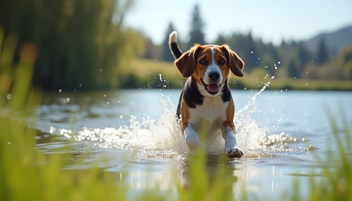 A dog on a walk — Mobile Vet for Senior Dogs in Berkeley, CA