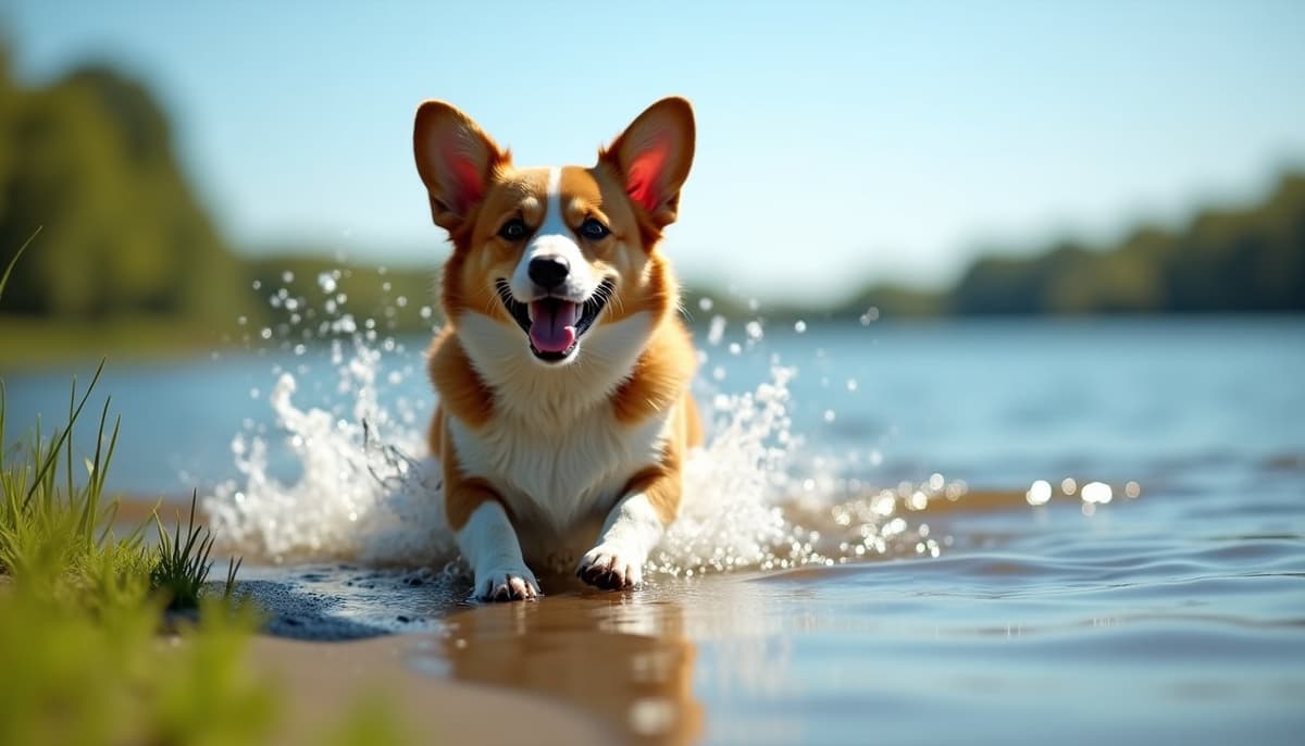 A dog on a walk — Mobile Vet for Senior Dogs in Boston, MA