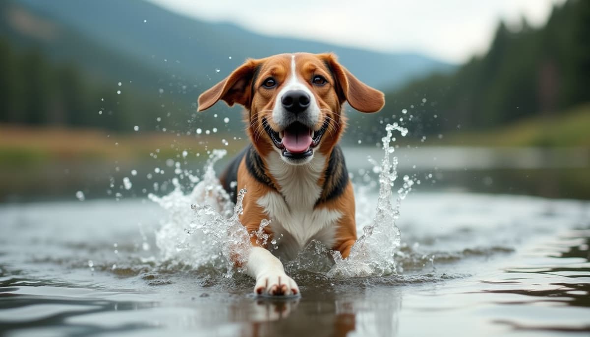 A dog on a walk — Mobile Vet for Senior Dogs in Boulder, CO
