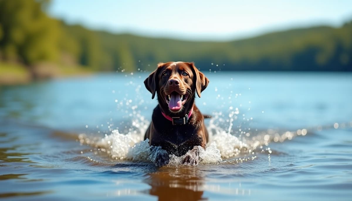 A dog on a walk — Mobile Vet for Senior Dogs Cedar Rapids IA
