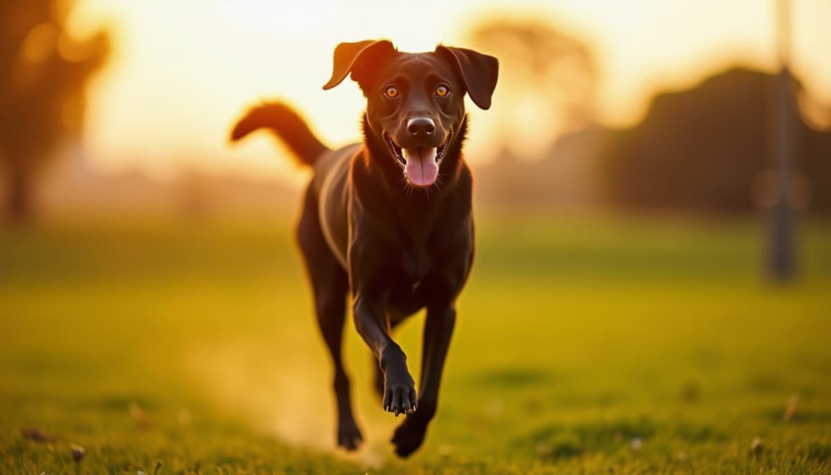 A dog on a walk — Mobile Vet for Senior Dogs in Chula Vista, CA