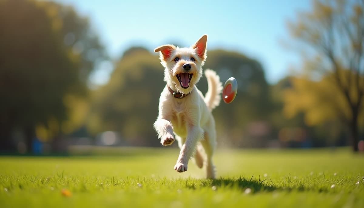 A dog on a walk — Mobile Vet for Senior Dogs in El Cajon, CA