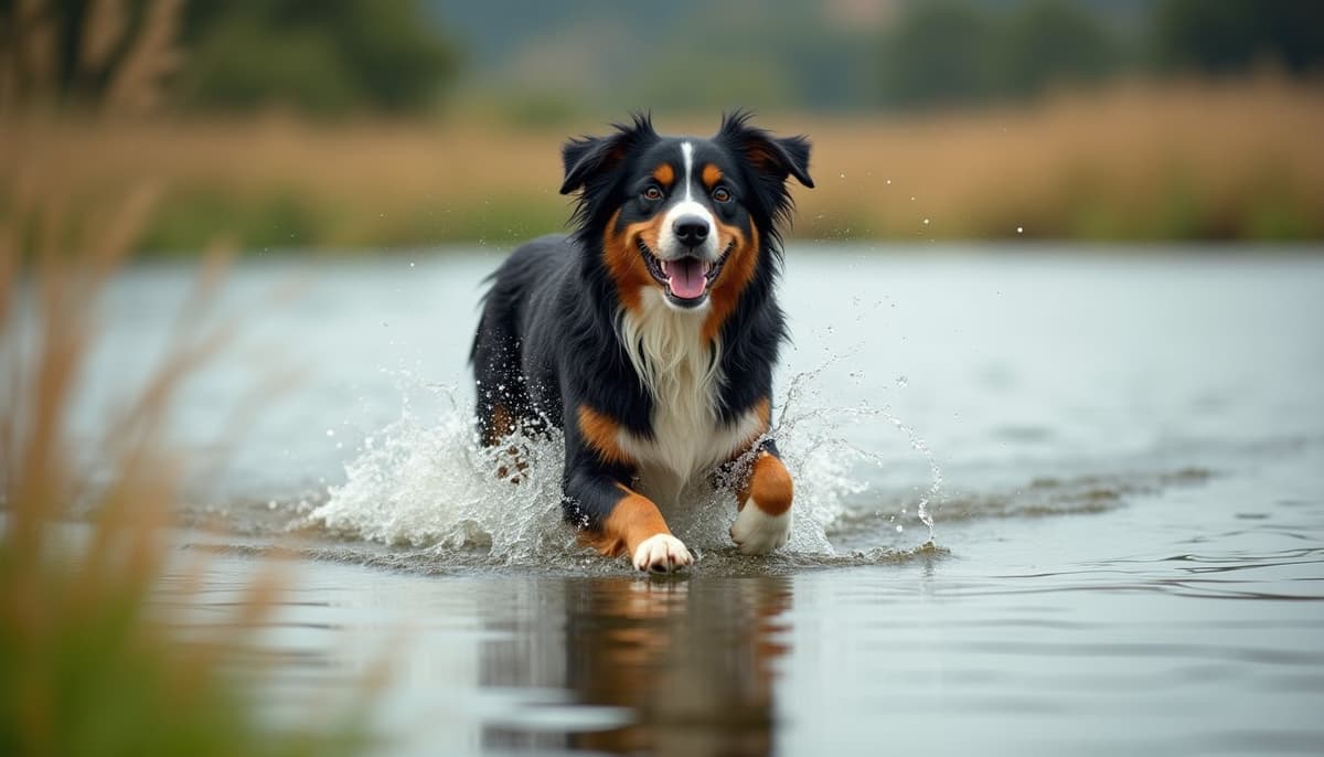 A dog on a walk — Mobile Vet for Senior Dogs in El Monte, CA