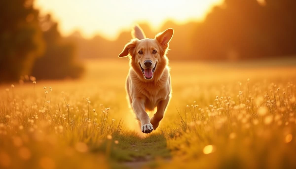 A dog on a walk — Mobile Vet for Senior Dogs in Escondido, CA