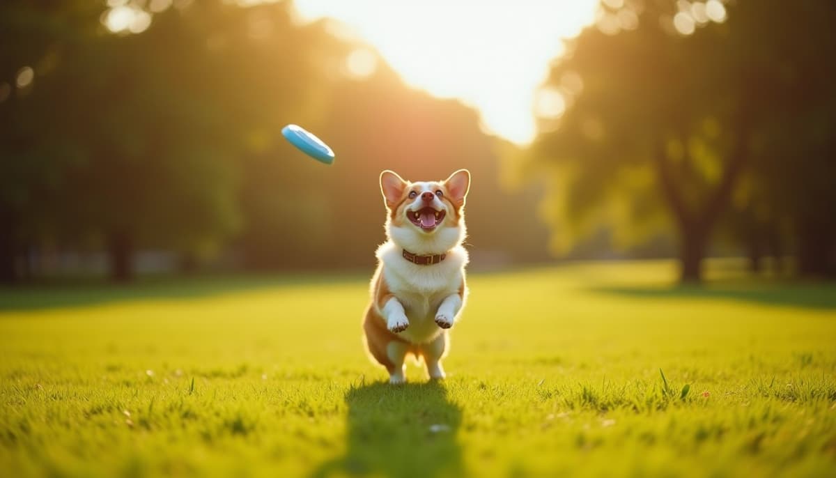 A dog on a walk — Mobile Vet for Senior Dogs in Fontana, CA