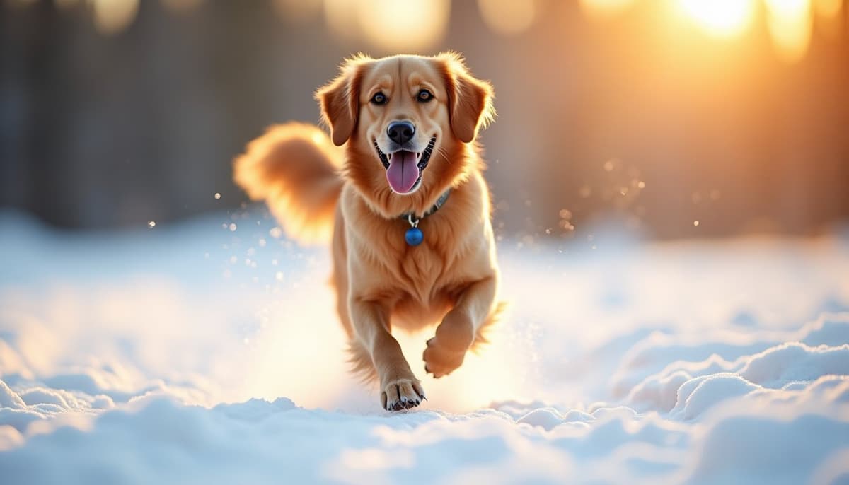 A dog on a walk — Mobile Vet for Senior Dogs in Fresno, CA