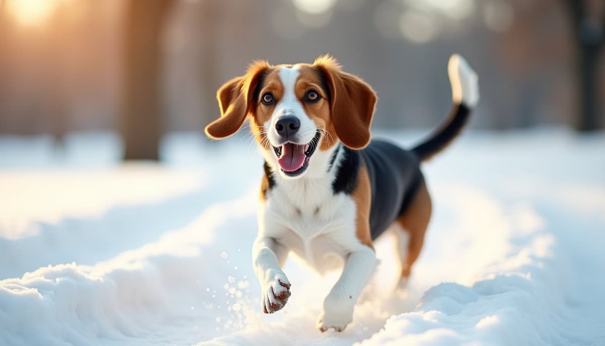 A dog on a walk — Mobile Vet for Senior Dogs in Garden Grove, CA