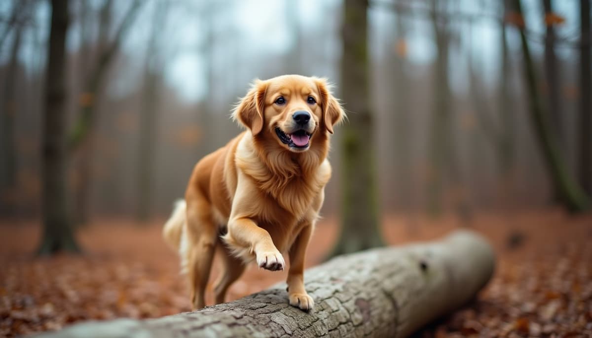 A dog on a walk — Mobile Vet for Senior Dogs in Greensboro, NC