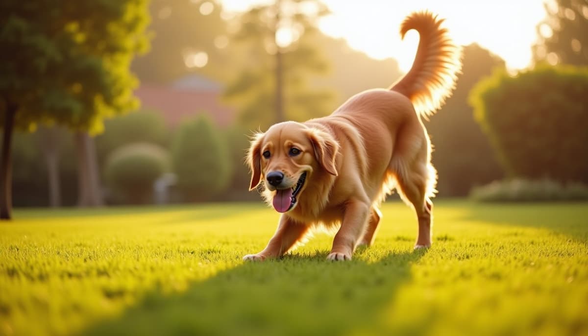 A dog on a walk — Mobile Vet for Senior Dogs Hayward CA