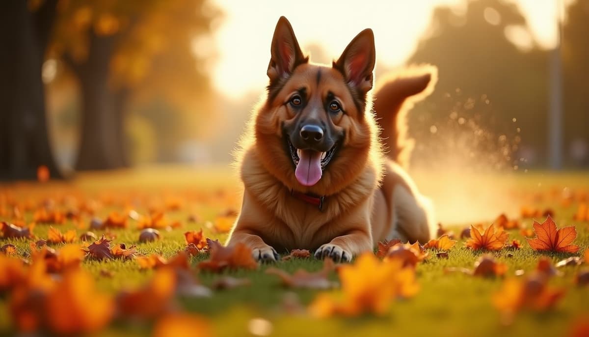 A dog on a walk — Mobile Vet for Senior Dogs in Huntington Beach, CA