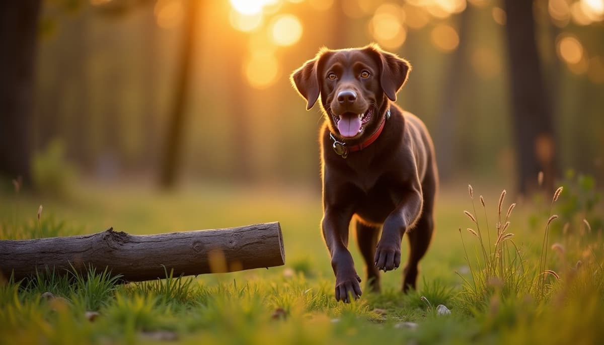 A dog on a walk — Mobile Vet for Senior Dogs in Irvine, CA