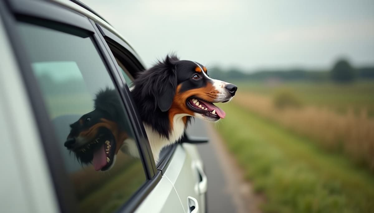 A dog on a walk — Mobile Vet for Senior Dogs in Lancaster PA