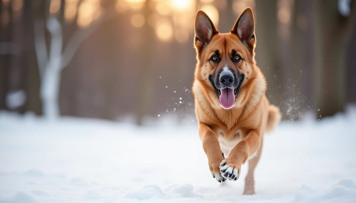 A dog on a walk — Mobile Vet for Senior Dogs in Memphis, TN