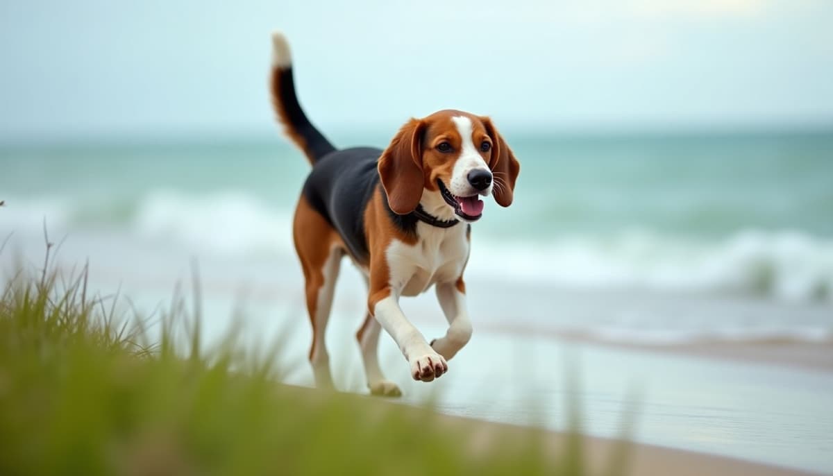 A dog on a walk — Mobile Vet for Senior Dogs in Miami, FL