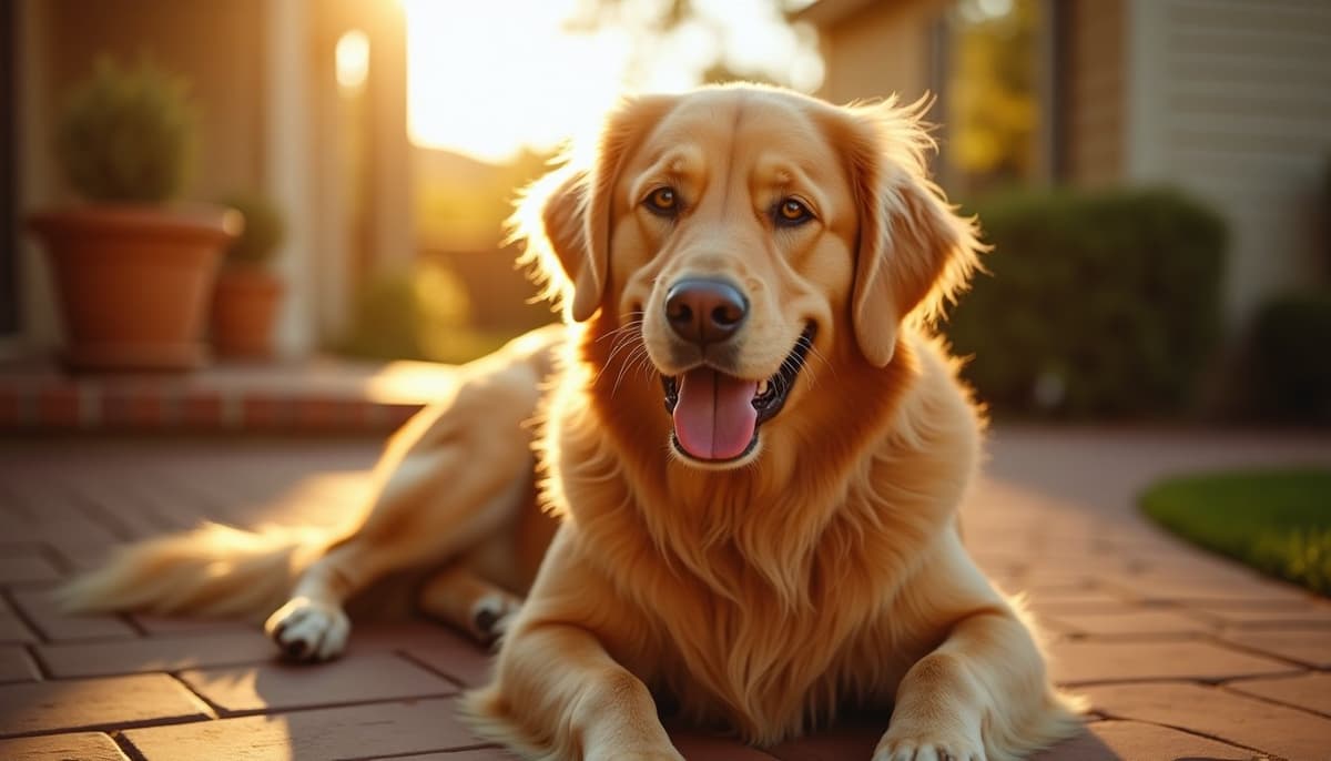 A dog on a walk ā Mobile Vet for Senior Dogs in Murrieta, CA