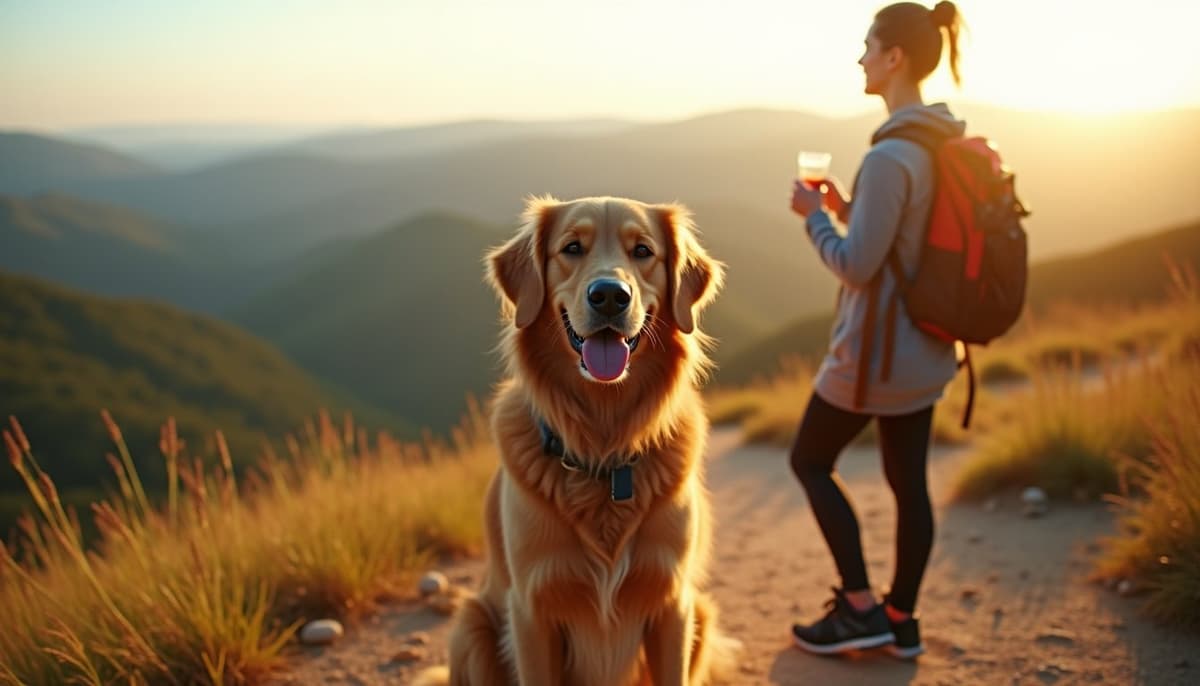 A dog on a walk — Mobile Vet for Senior Dogs Oklahoma City OK
