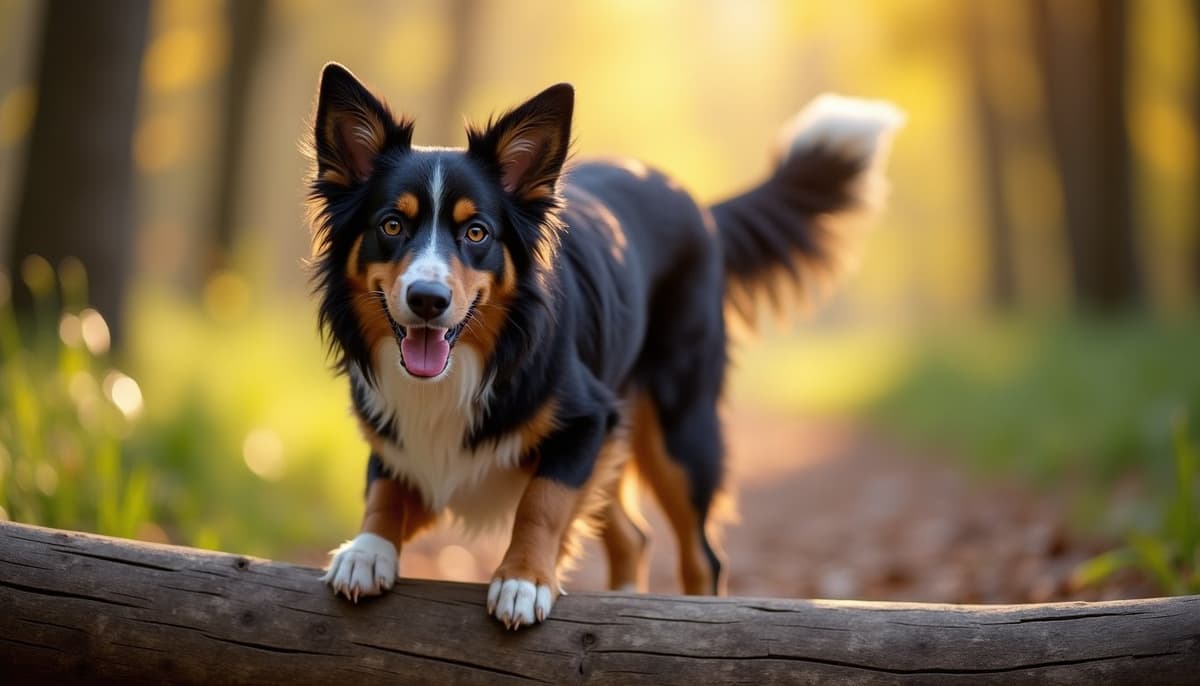 A dog on a walk — Mobile Vet for Senior Dogs in Olathe, KS