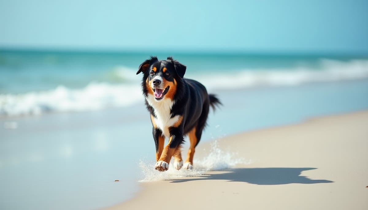 A dog on a walk — Mobile Vet for Senior Dogs in Orlando, FL
