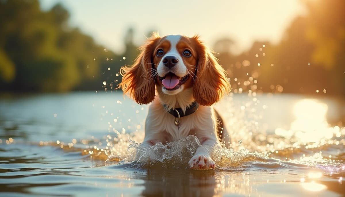 A dog on a walk — Mobile Vet for Senior Dogs in Palm Bay, FL