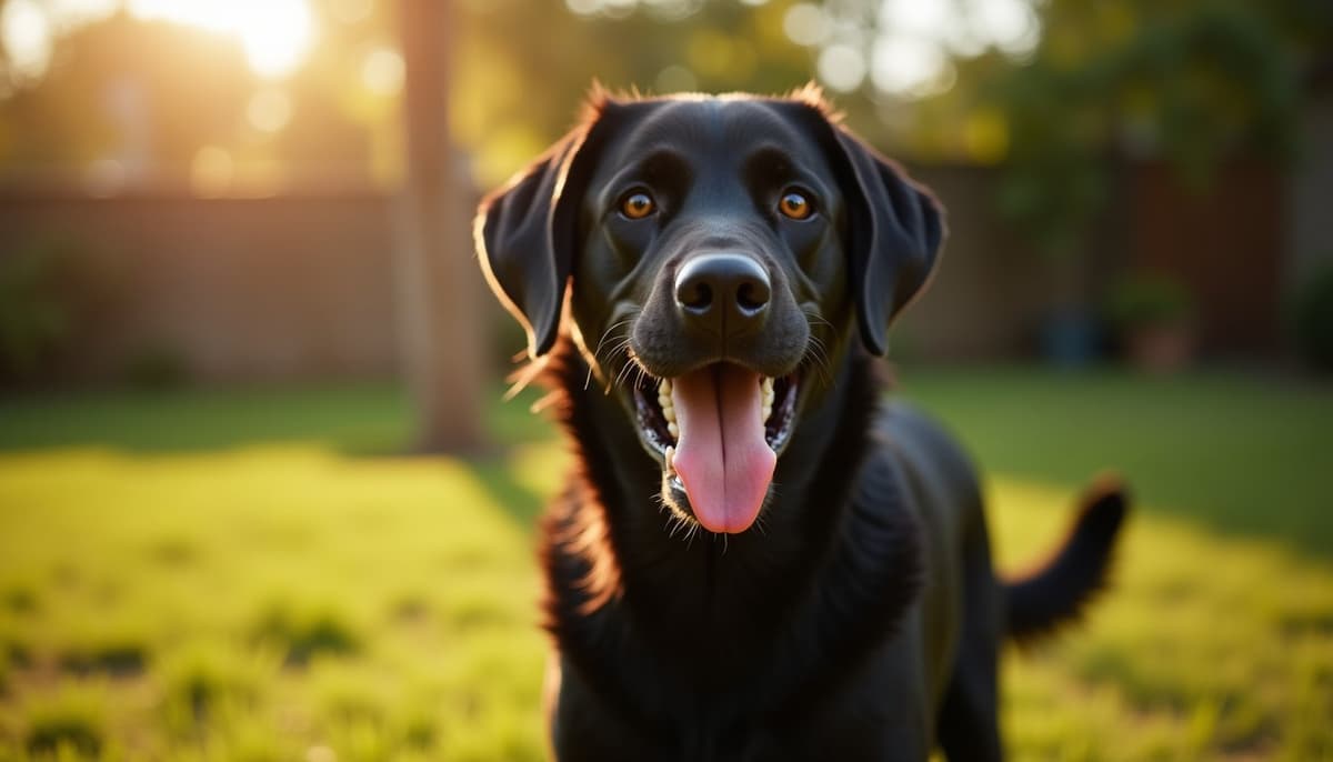 A dog on a walk — Mobile Vet for Senior Dogs in Palmdale, CA