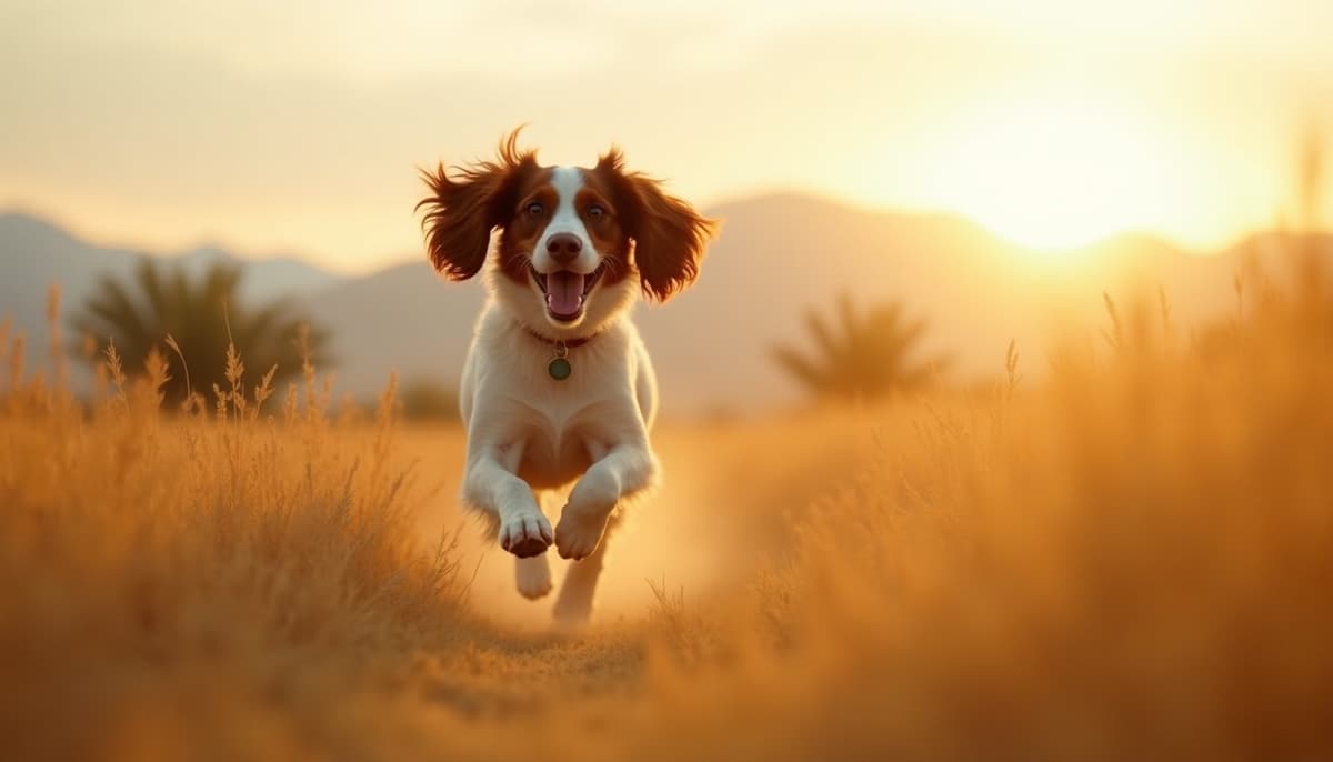 A dog on a walk — Mobile Vet for Senior Dogs in Phoenix, AZ