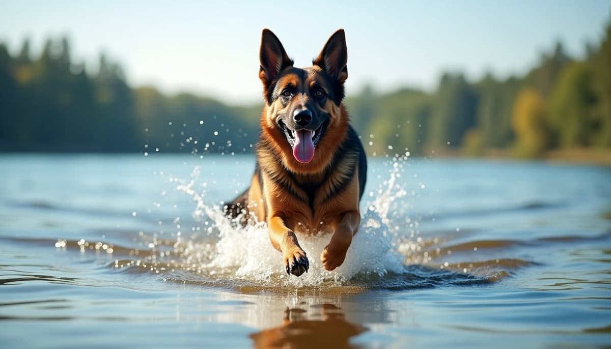A dog on a walk — Mobile Vet for Senior Dogs in Richmond, VA