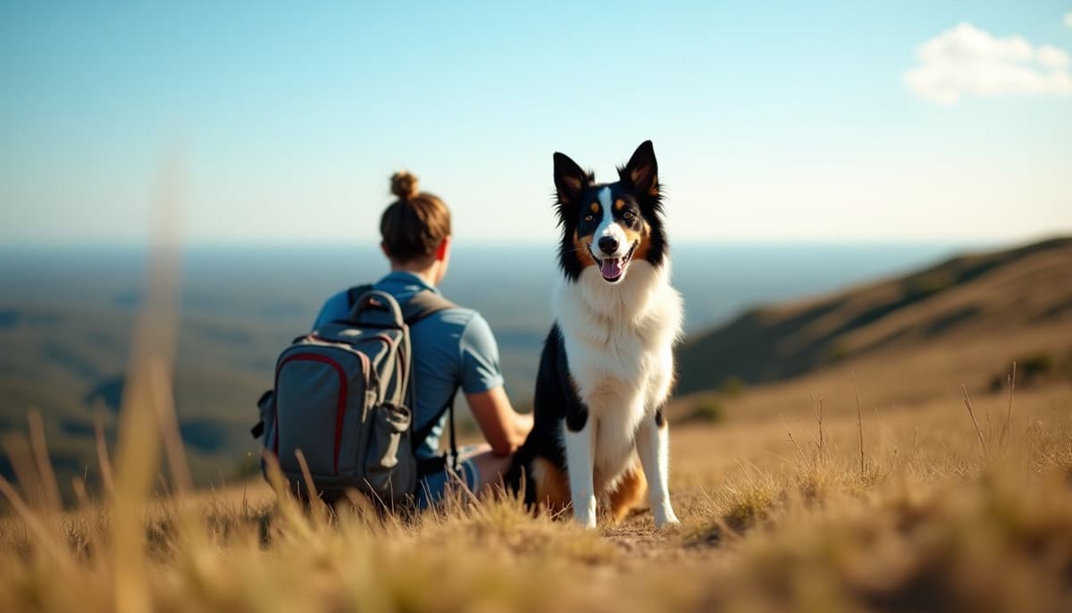 A dog on a walk — Mobile Vet for Senior Dogs in Round Rock, TX